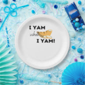 Ik ben wat ik ben! Classic Papieren Bordje (Feest)