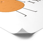 Ik ben wat ik ben! Geweldige Yam Plantaardige Pun Poster (Hoek)