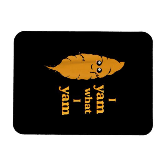 Ik ben wat ik ben grappig magneet (Horizontaal)