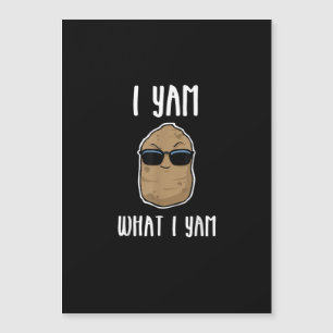 Ik ben wat ik ben Grappige Yam Zoete aardappel