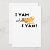 Ik ben wat ik ben! Klassiek Feestdagenkaart (Voorkant / Achterkant)