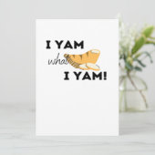 Ik ben wat ik ben! Klassiek Feestdagenkaart (Staand voorkant)