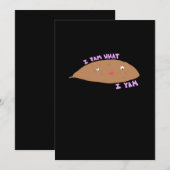 Ik ben wat ik ben Klassiek Trendy Feestdagenkaart (Voorkant / Achterkant)