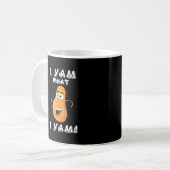 Ik ben wat ik ben klassieke grappige meme koffiemok (Voorkant links)