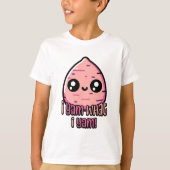 Ik ben wat ik ben! Schattige Yam Pun T-shirt (Voorkant)
