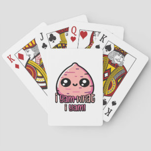 Ik ben wat ik ben! Schattigee Yam Pun Classic Pokerkaarten