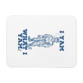 Ik ben wat ik ben. Schetsontwerp Magneet (Horizontaal)