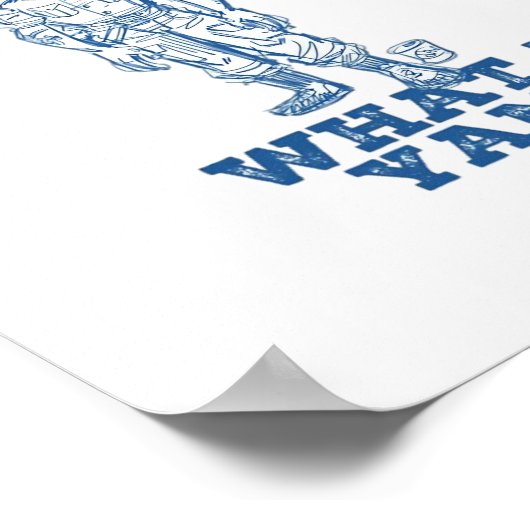 Ik ben wat ik ben. Schetsontwerp Poster (Hoek)