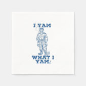 Ik ben wat ik ben. Schetsontwerp Servet (Voorkant)