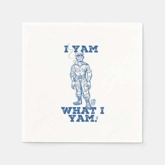 Ik ben wat ik ben. Schetsontwerp Servet (Voorkant)
