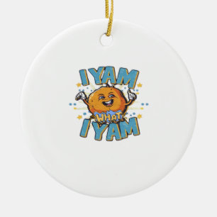 Ik Ben Wat Ik Ben Thanksgiving Gezellige Sfeer Keramisch Ornament
