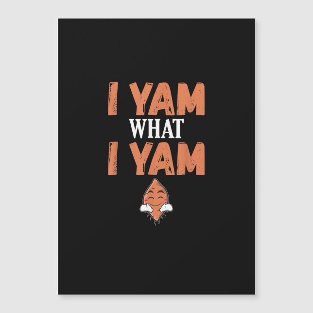 Ik ben wat ik ben Thanksgiving-kalend dag Grappige (Voorkant)