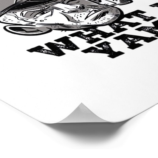 Ik ben wat ik ben Yam Classic meme ontwerp Poster (Hoek)