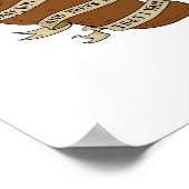 Ik ben wat ik ben Yam Classic Quote Grappig Poster (Hoek)