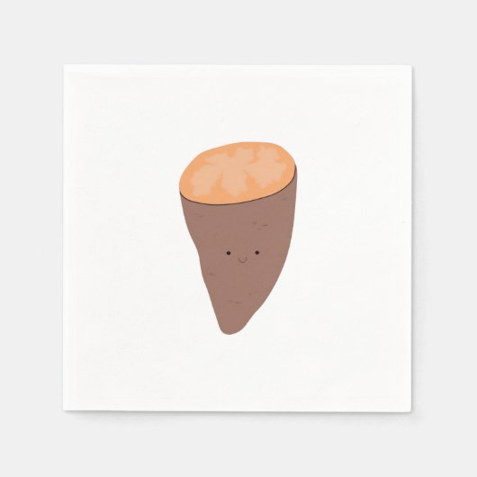 Ik ben wat ik ben Yam Classic Trendy Quote Servet (Voorkant)