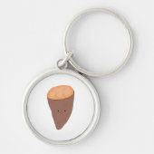 Ik ben wat ik ben Yam Classic Trendy Quote Sleutelhanger (Voorkant)