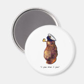 Ik ben wat ik lichtgevend ben magneet (Voorkant / Achterkant)