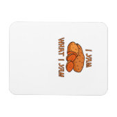 Ik ben wat ik Yam Classic Funny Basic Magneet (Horizontaal)