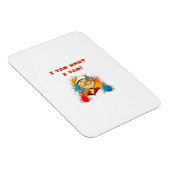 Ik ben wat ik Yam Classic Sloth Trendy Magneet (Rechterzijde)