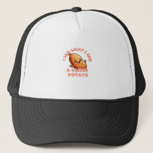 Ik ben wat ik Yam, een zoete aardappel klassieker Trucker Pet