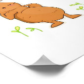 Ik ben wat ik Yam Trendy Basic Poster (Hoek)