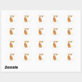 Ik ben wat ik Yam Trendy Basic Ronde Sticker (Vel)