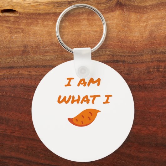 Ik ben wat ik zeg klassiek sleutelhanger (Voorkant)