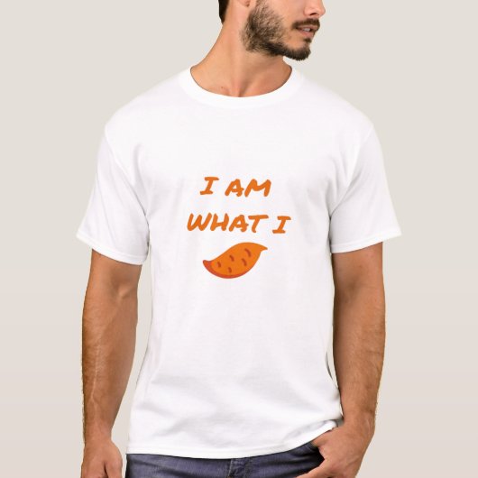 Ik ben wat ik zeg klassiek t-shirt (Voorkant)