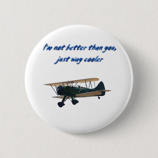 Ik ben Way Cooler, WACO Ronde Button 5,7 Cm (Voorkant)