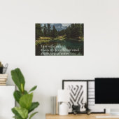 'Ik ben weer gezond' J Muir natuur mindfulness cit Poster (Thuiskantoor)
