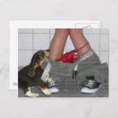 Ik ben weer opgepakt met mijn peuters. briefkaart (Voorkant / Achterkant)