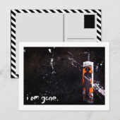 ik ben weg . briefkaart (Voorkant / Achterkant)