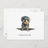 Ik ben weinig maar ik ken materiaal briefkaart (Voorkant / Achterkant)