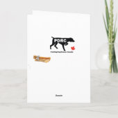 Ik ben werkelijk Goed (Vizsla) - Wenskaart geweest Kaart (Achterkant)