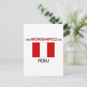 Ik ben werkloos in PERU Briefkaart (Staand voorkant)