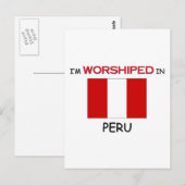 Ik ben werkloos in PERU Briefkaart (Voorkant / Achterkant)