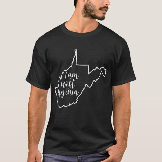 Ik ben West Virginia Heren T-Shirt (Voorkant)