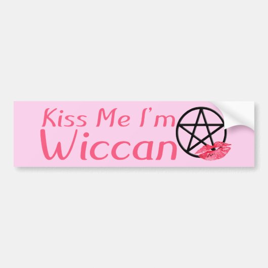 Ik ben Wiccan Bumpersticker (Voorkant)