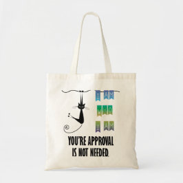 Ik ben wie ik ben boodschappentas tote bag