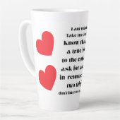 Ik ben wie ik ben collectie. latte mok (Linkerhoek)