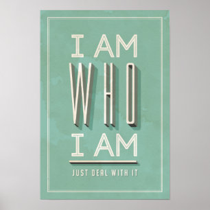 Ik ben wie ik ben poster