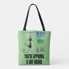 Ik ben wie ik ben tote bag