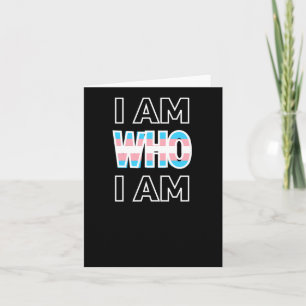 Ik ben wie ik ben! Transgender Gelijkheid Trans Le Kaart