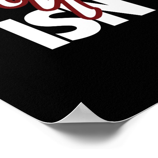 Ik ben wie je goedkeuring niet nodig is poster (Hoek)