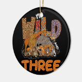 Ik ben wild en drie wilde dieren Safari Oerwoud Z Keramisch Ornament (Links)