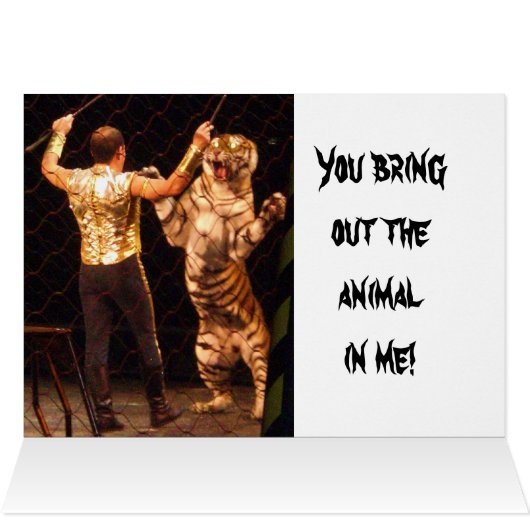 IK BEN WILD OVER JE VALENTIJN. (Binnen Horizontaal (Boven))