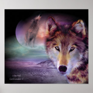 Ik ben Wolf Art Poster/Print Poster