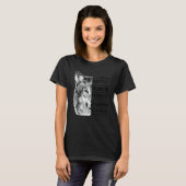 Ik ben Wolf, rustig, ik zal rustig stoppen... T-shirt (Voorkant volledig)