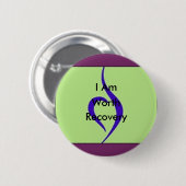 Ik ben Worth Recovery Button (Voorkant /achterkant)