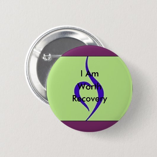 Ik ben Worth Recovery Button (Voorkant /achterkant)